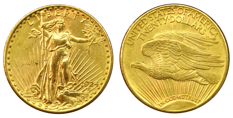 20 Dollars OR - 1924