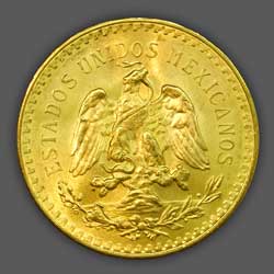  GOLD 50 Pesos - 1924 - front