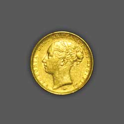 GOLD Victoria - 1885 front